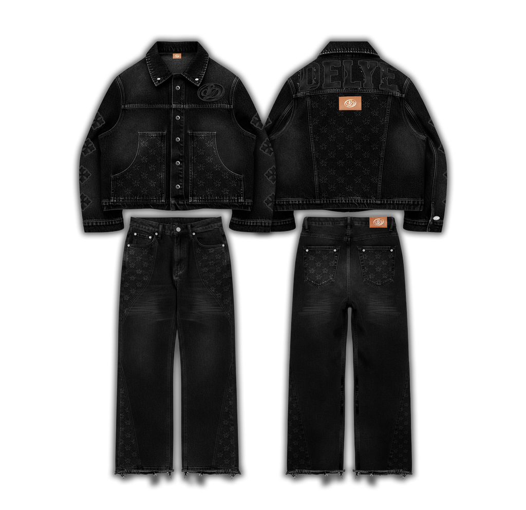 Denim Set Black