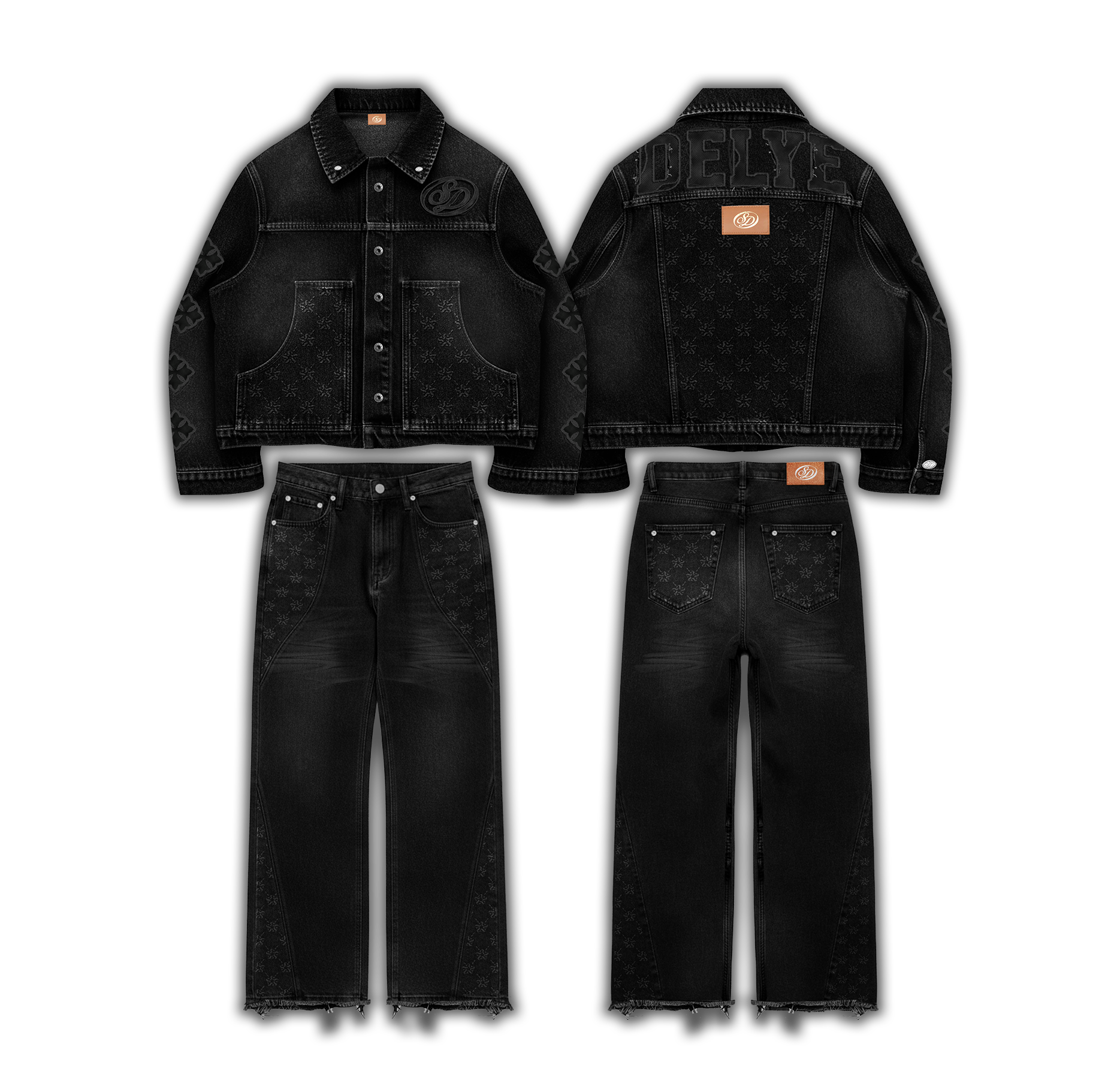 Denim Set Black